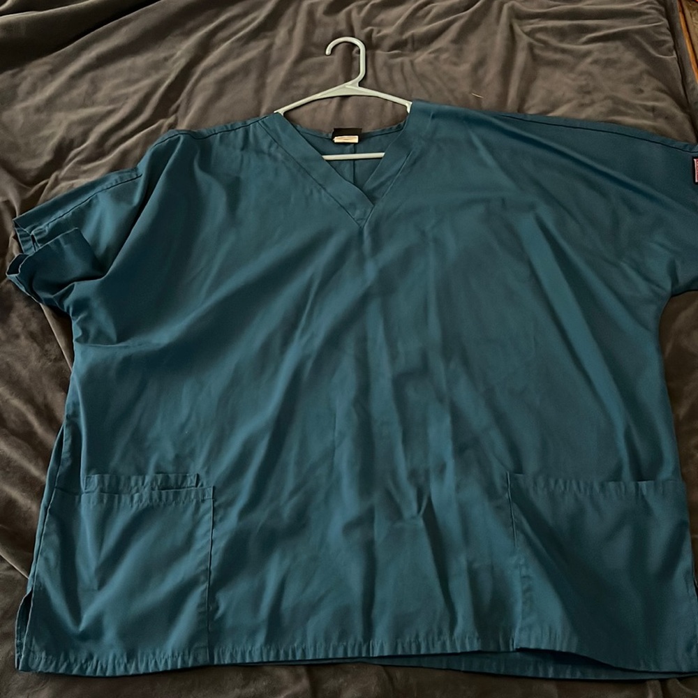 Blue Scrub Top